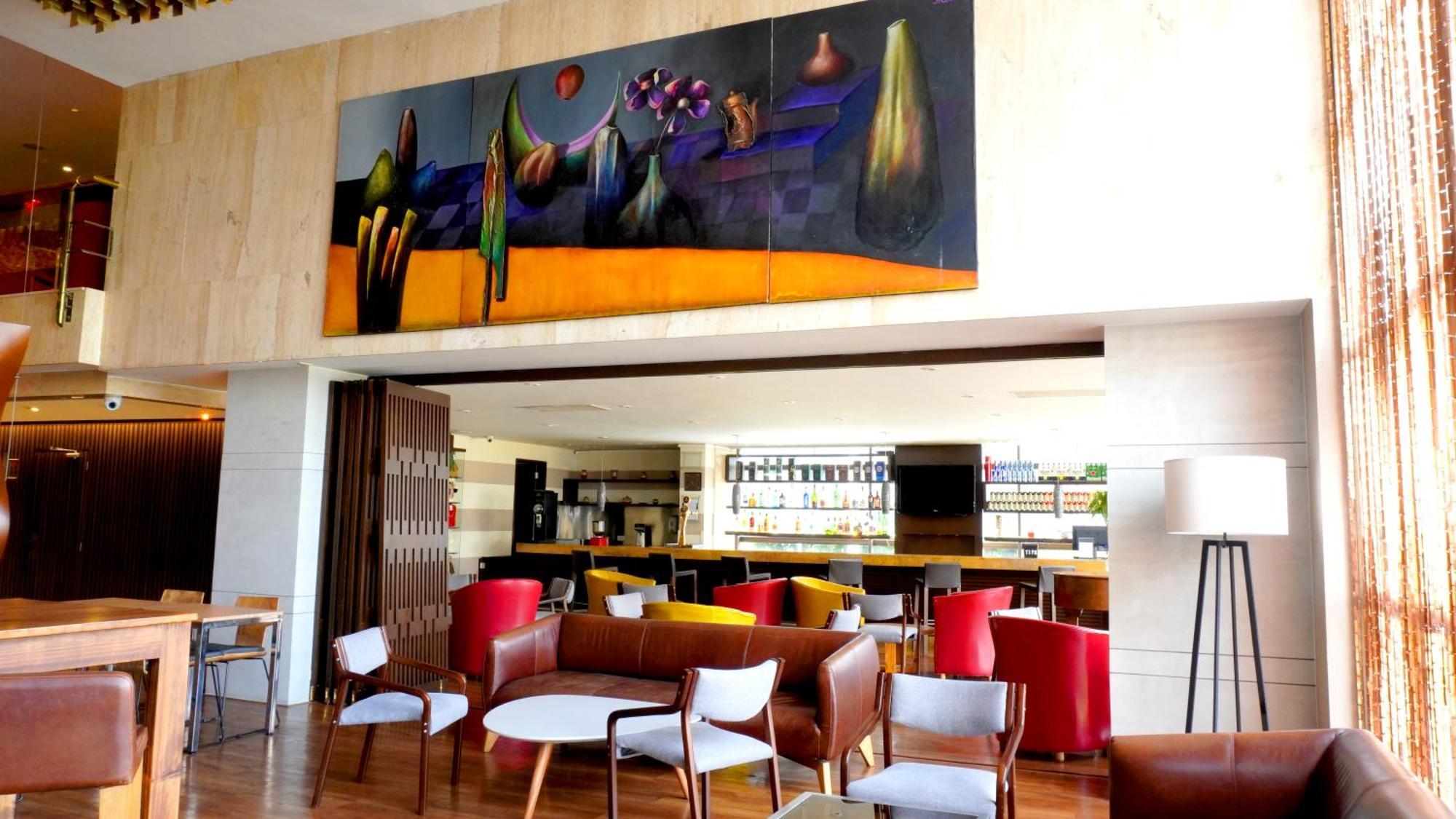 Bogota Plaza Hotel ภายนอก รูปภาพ The lobby of the hotel